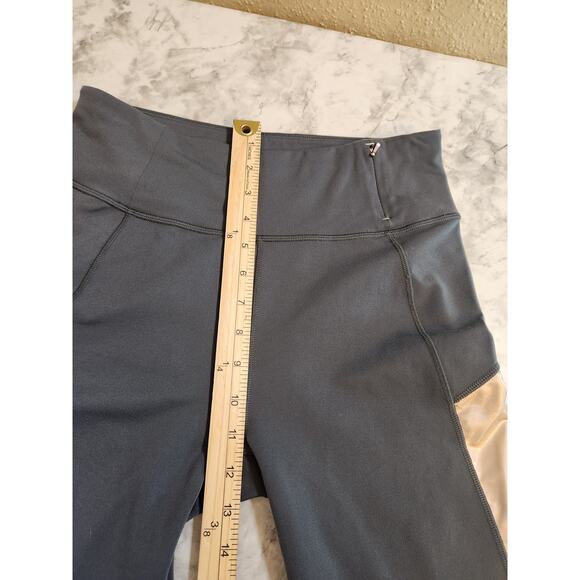 Calia Women's Gray‎ Pink Colorblock Mid Rise Stretch Leggings Pants Size Medium - Picture 5 of 6